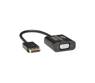 Tripp Lite P134-06N-VGA-V2 câble vidéo et adaptateur 0,15 m DisplayPort VGA (HD15) Noir