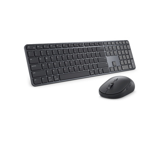 DELL Pro 7 Slim KM726 clavier Souris incluse maison/bureau RF sans fil + Bluetooth AZERTY Français Noir