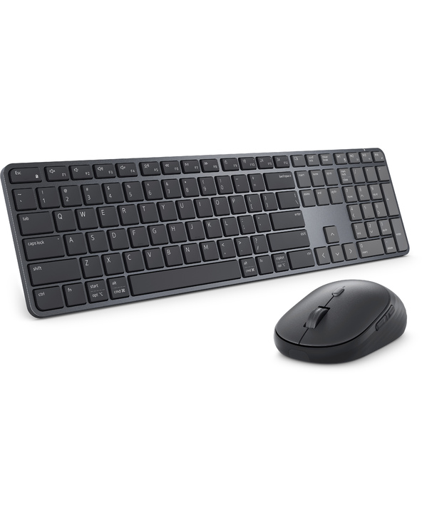 DELL Pro 7 Slim KM726 clavier Souris incluse maison/bureau RF sans fil + Bluetooth AZERTY Français Noir