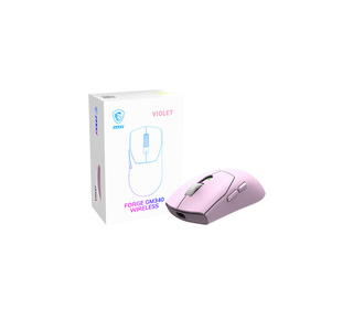 MSI Forge Gm340 Wireless Violet souris Gaming Ambidextre RF sans fil + Bluetooth Optique 12000 DPI