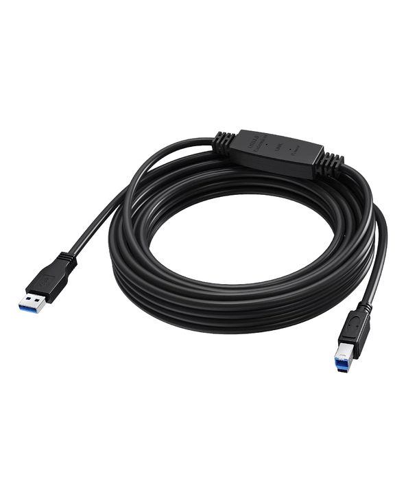 Vision TC 5MUSB3.0+/BL câble USB USB 3.2 Gen 1 (3.1 Gen 1) 2 m USB A USB B 5 Gbit/s Noir