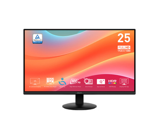 MSI Pro MP252L 24.5" LED Full HD 4 ms Noir