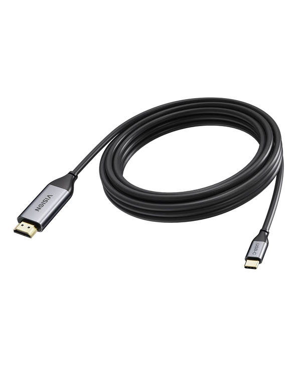 Vision TC 5MUSBCHDMI/BL câble vidéo et adaptateur 5 m USB Type-C HDMI Type A (Standard) Noir