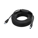 Vision TC 15MUSB3.0+/BL câble USB USB 3.2 Gen 1 (3.1 Gen 1) 15 m USB C USB B 5 Gbit/s Noir