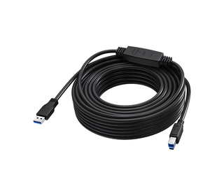 Vision TC 15MUSB3.0+/BL câble USB USB 3.2 Gen 1 (3.1 Gen 1) 15 m USB C USB B 5 Gbit/s Noir