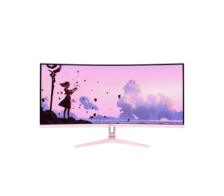 Arozzi NOVA 34″ CURVED 34" LED 4K Ultra HD 1 ms Rose