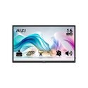 MSI PRO MP165DE E6 téléviseur et moniteur portables Moniteur portable Noir 39,6 cm (15.6") LED 1920x1080 pixels