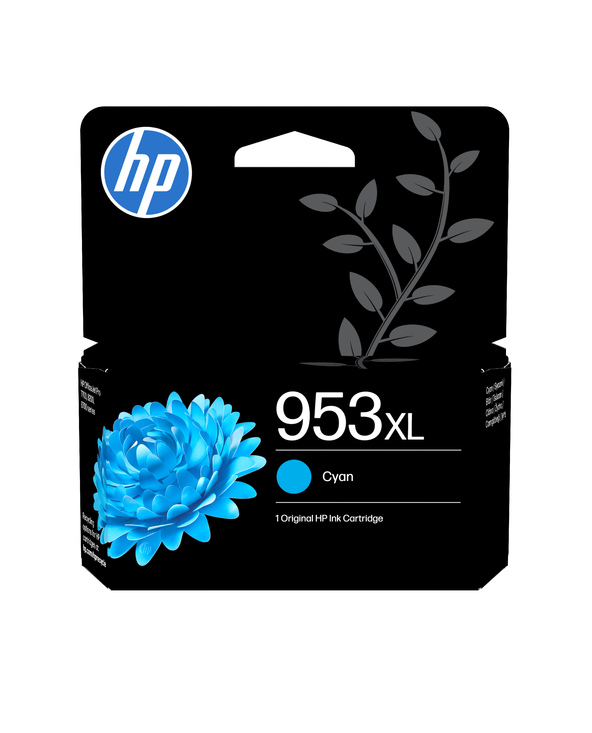 HP 953XL Cartouche d’encre cyan grande capacité authentique