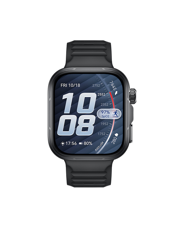 Huawei WATCH Fit 5 Pro 4,88 cm (1.92") AMOLED 44.5 mm Numérique 480x408 pixels Écran tactile Noir GPS (satellite)