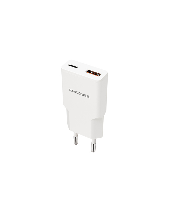 Nanocable 10.10.2022 chargeur d'appareils mobiles Smartphone Blanc Secteur Charge rapide Intérieure