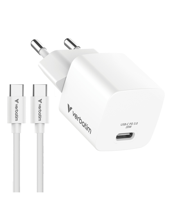 Verbatim 32396 chargeur d'appareils mobiles Universel Blanc Secteur Charge rapide Intérieure