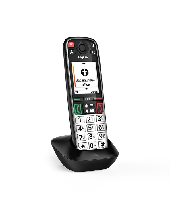 Gigaset EASY 500HX Téléphone analog/dect Identification de l'appelant Noir, Argent