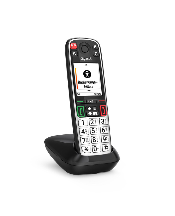 Gigaset EASY 500 Téléphone analog/dect Identification de l'appelant Noir, Argent