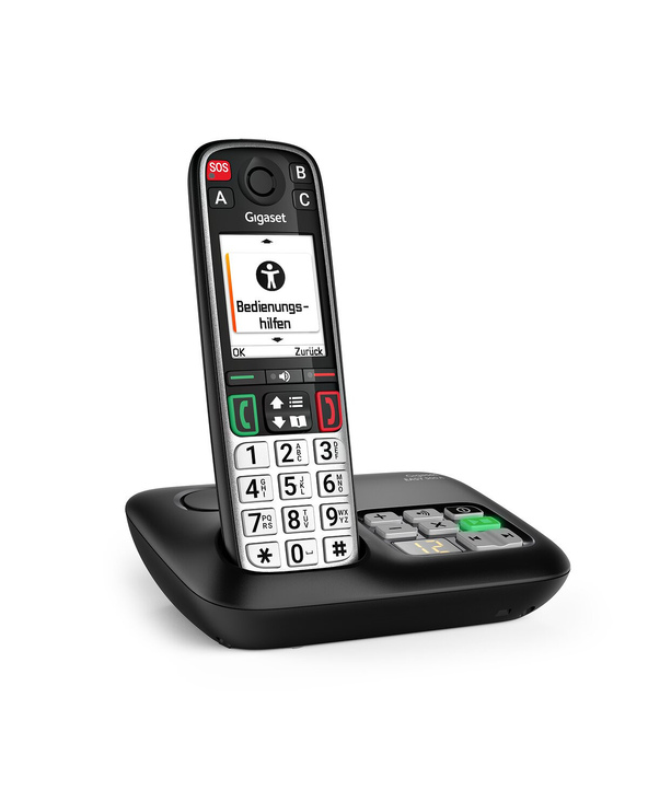 Gigaset EASY 500A Téléphone analog/dect Identification de l'appelant Noir, Argent