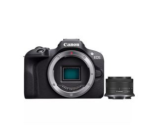 Canon EOS R100 + RF-S 18-45mm F4.5-6.3 IS STM Kit MILC 24,1 MP CMOS 6000x4000 pixels Noir