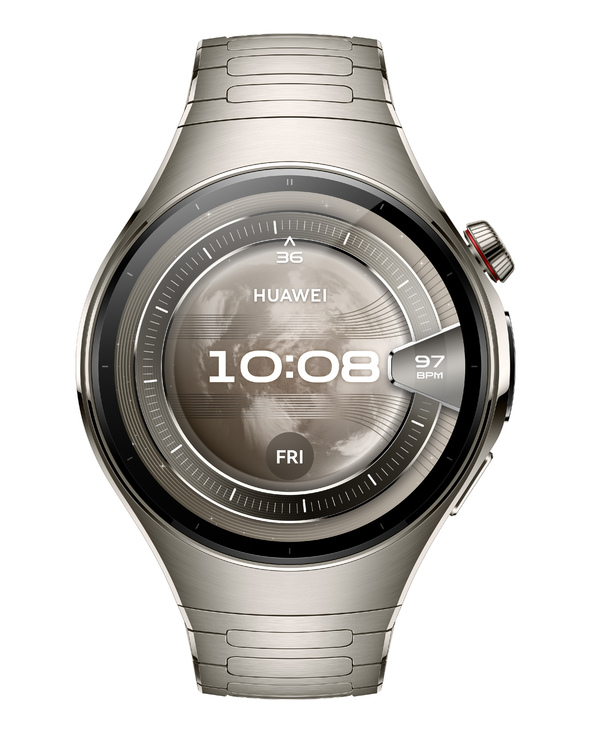 Huawei WATCH 5 3,81 cm (1.5") AMOLED 46 mm Numérique 466x466 pixels Écran tactile Argent Wifi GPS (satellite)