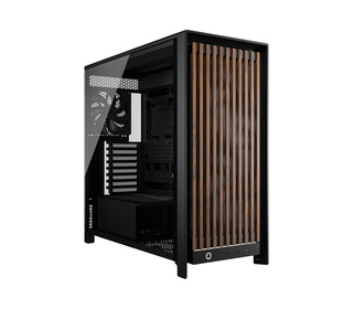Corsair FRAME 5000D WOOD RS Midi Tower Noir, Noyer