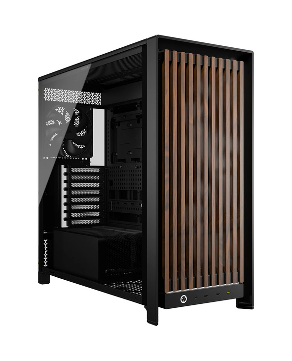 Corsair FRAME 5000D WOOD RS Midi Tower Noir, Noyer