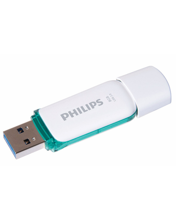 Philips FM08FD75B lecteur USB flash 8 Go USB Type-A 3.2 Gen 1 (3.1 Gen 1) Turquoise, Blanc