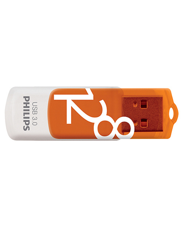 Philips FM12FD00B lecteur USB flash 128 Go USB Type-A 3.2 Gen 1 (3.1 Gen 1) Orange, Blanc