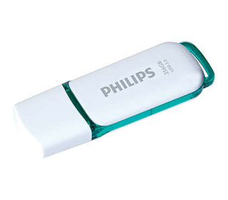 Philips FM25FD75B/10 lecteur USB flash 256 Go USB Type-A 3.2 Gen 1 (3.1 Gen 1) Turquoise, Blanc
