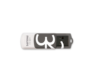 Philips Vivid lecteur USB flash 64 Go USB Type-A 3.2 Gen 1 (3.1 Gen 1) Gris, Blanc