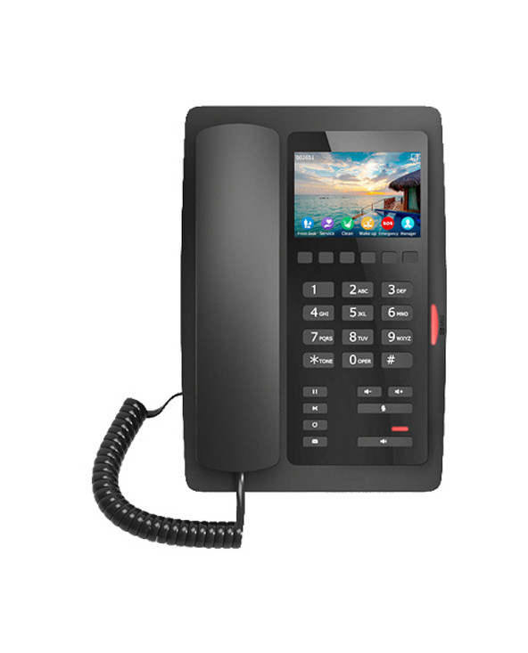 Fanvil H5W téléphone fixe Noir 2 lignes Wifi
