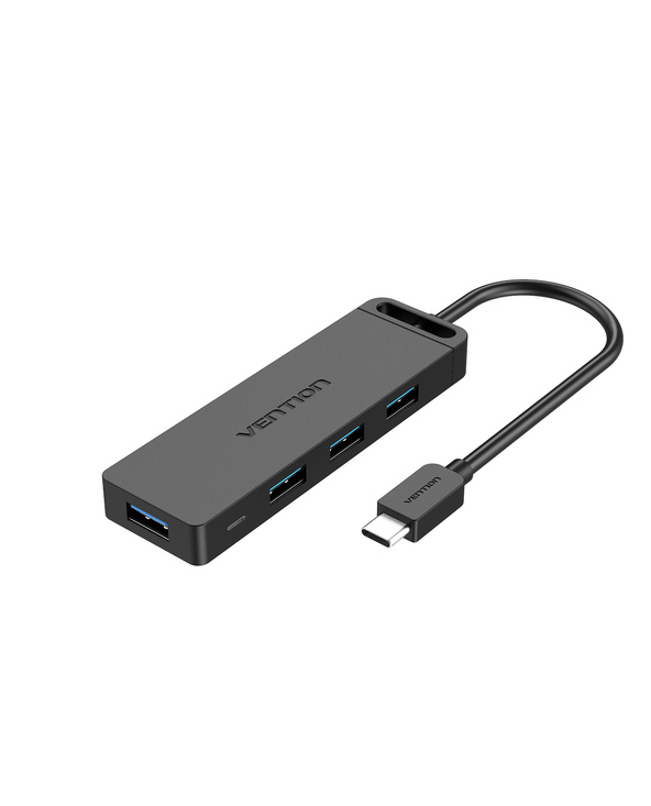 Vention TGKBB hub & concentrateur USB 3.2 Gen 1 (3.1 Gen 1) Type-C 5000 Mbit/s Noir
