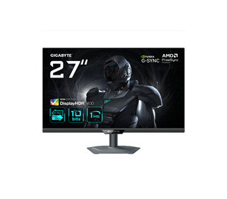 GIGABYTE G27U MONITEUR DE JEU 27” 4K UHD - MODE DOUBLE (4K 160HZ OU FHD 320HZ), 3840 X 2160, 1MS, 350 CD/M², FREESYNC PREMIUM, D