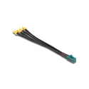 DeLOCK Câble Mini FAKRA Z femelle quad à 4xSMA femelle A-Type Premium