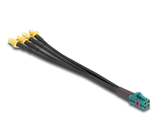 DeLOCK Câble Mini FAKRA Z femelle quad à 4xSMA femelle A-Type Premium