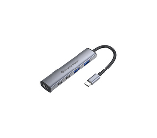 Conceptronic HUBBIES22G hub & concentrateur USB 3.2 Gen 1 (3.1 Gen 1) Type-C 5000 Mbit/s Gris
