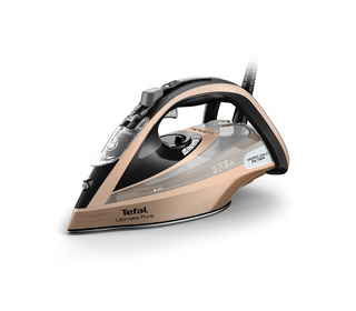 Tefal Ultimate Pure FV9852E0 fer à repasser Fer à repasser à sec ou à vapeur Durilium AirGlide Autoclean soleplate 3200 W Noir, 