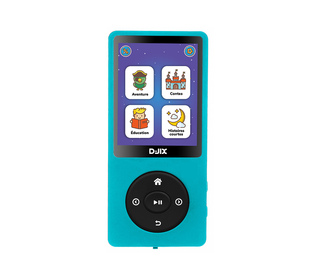 D-Jix M-StoryKids Lecteur MP3 Couleur aqua, Noir