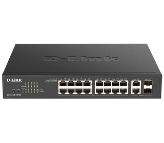 D-Link DGS-1100-18PV2 commutateur réseau Géré L2 Gigabit Ethernet (10/100/1000) Connexion Ethernet, supportant l'alimentation vi