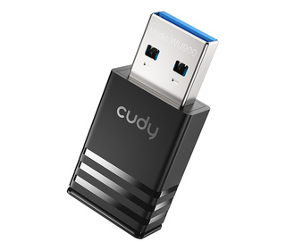 Cudy AX900 Dual-Band Wi-Fi 6 USB Adapter, WU900 1.0 WLAN 600 Mbit/s