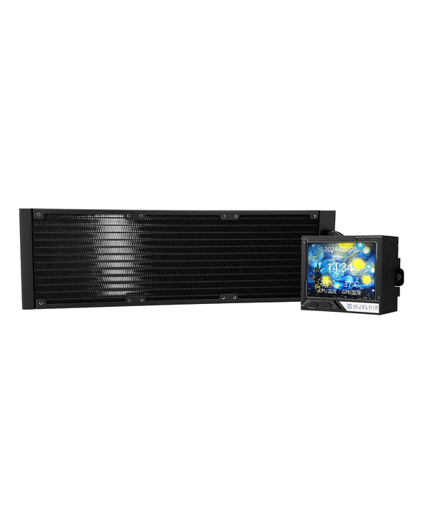 Thermalright Mjolnir Vision 360 BLACK X Boitier PC, Processeur Noir 1 pièce(s)