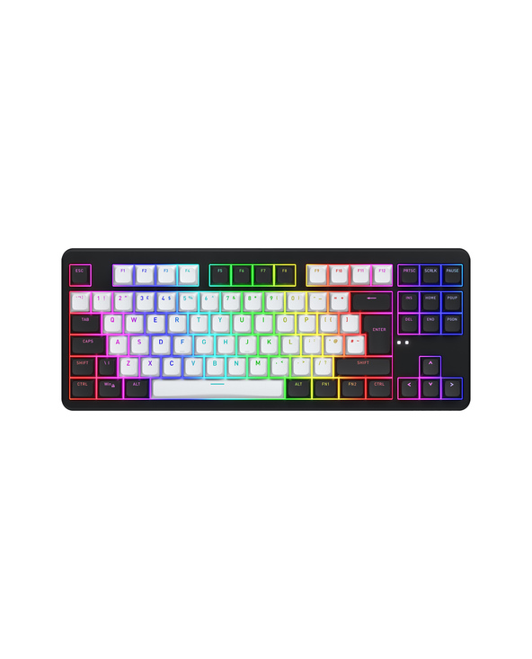 HATOR Rockfall 3 TKL Wireless clavier Gaming USB + RF Wireless + Bluetooth, Aurum Lemon Linear Switches, QWERTZ / QWERTY / AZERT