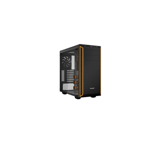 be quiet! Pure Base 600 Orange | Boîtier PC vitré, Mini ITX / Micro ATX / ATX,1 ventilateur Pure Wings 2 120 mm, 1 ventilateur P