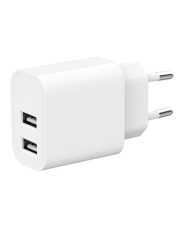 Gembird TA-UC-2A12-01 chargeur d'appareils mobiles Smartphone, Smartwatch, Tablette Blanc Secteur Intérieure