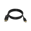 Vision TC 2MDPHDMI8K/BL câble vidéo et adaptateur 2 m DisplayPort HDMI Noir