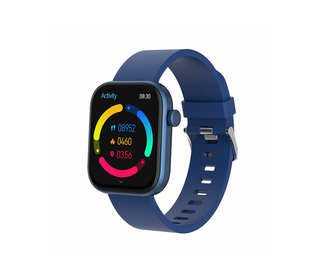 Denver SWC-185BU smartwatche et montre de sport 4,7 cm (1.85") AMOLED Numérique 390x450 pixels Écran tactile Bleu