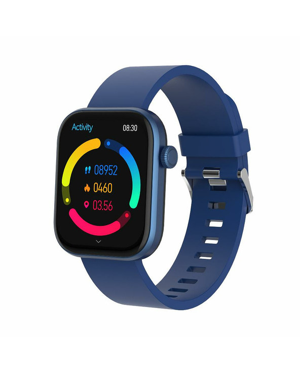 Denver SWC-185BU smartwatche et montre de sport 4,7 cm (1.85") AMOLED Numérique 390x450 pixels Écran tactile Bleu