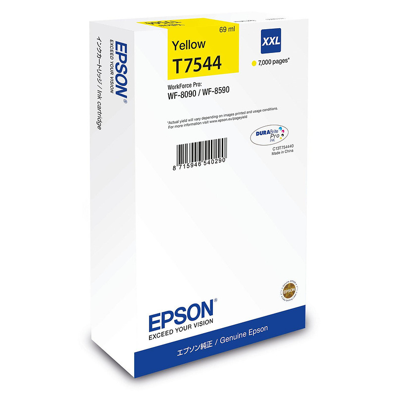 Epson C13T75444N cartouche d'encre 1 pièce(s) Original Rendement extra (super) élevé Jaune
