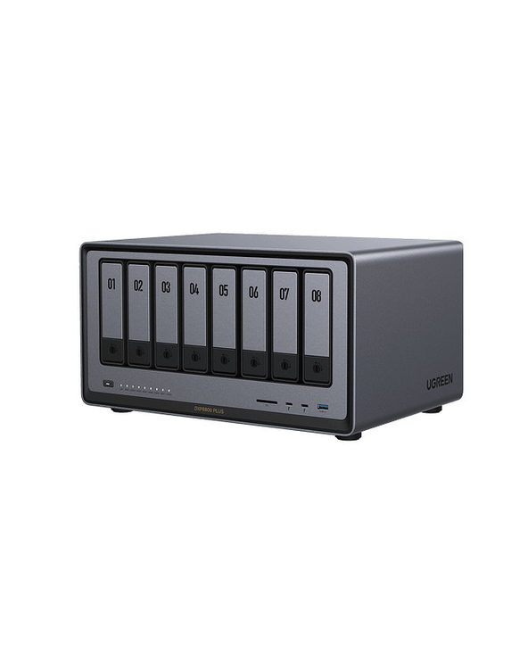 Ugreen 35127B serveur de stockage NAS Bureau Intel Core i5 i5-1235U 8 Go DDR5 0 To UGOS Pro Gris