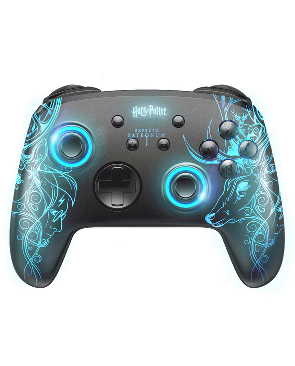 Freaks and Geeks Manette Harry Potter Switch/PC RGB Sans Fil – Câble 1M – Noire – Patronus