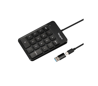 Targus AKP13GL clavier numérique Universel USB Noir