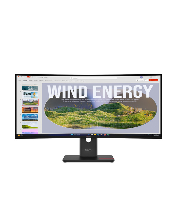 Lenovo ThinkVision T34WD-40 MONITEUR 34" LED Wide Quad HD 6 ms Noir