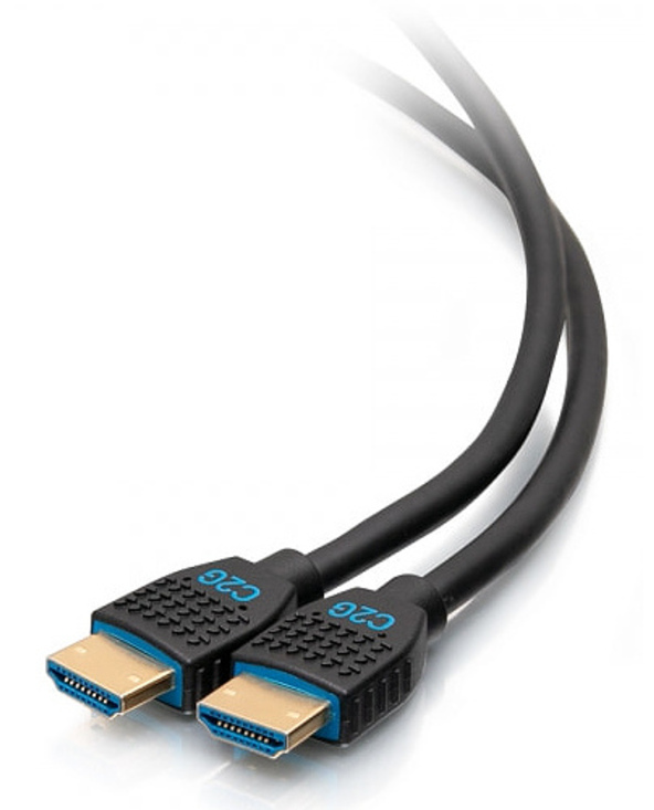 C2G Câble HDMI ultra flexible, haut débit, série de performance de 1,8 m - 4K 60 Hz encastrable dans le mur, certifié CMG (FT4)