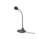 Gembird MIC-205 microphone Noir Microphone de PC